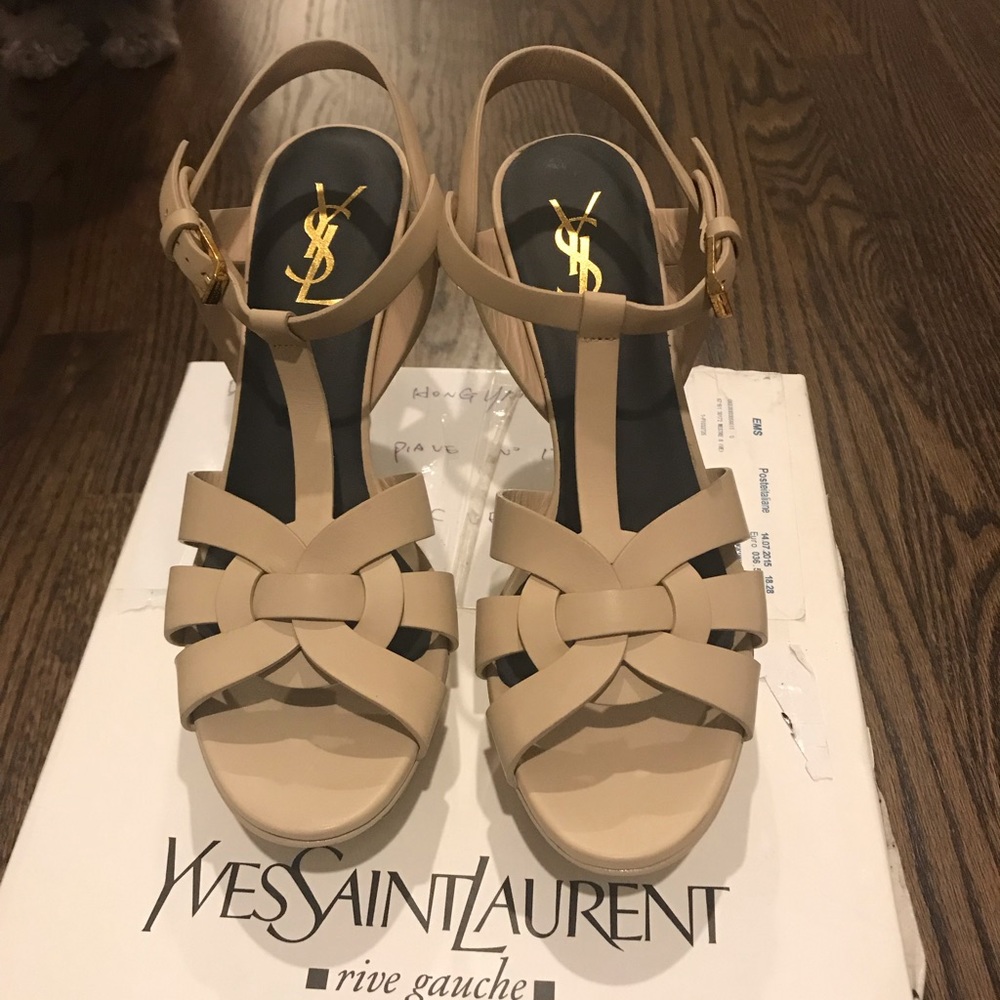Tribute Leather Platform Sandal